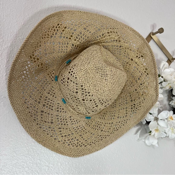 American Eagle - Wide Brim Sun Straw Vacation Hat - Picture 4 of 13
